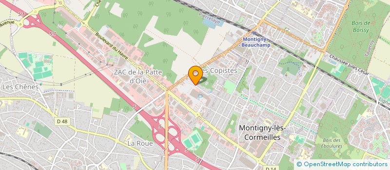 localisation de l'entreprise 891 396 822   HERBLAY-SUR-SEINE