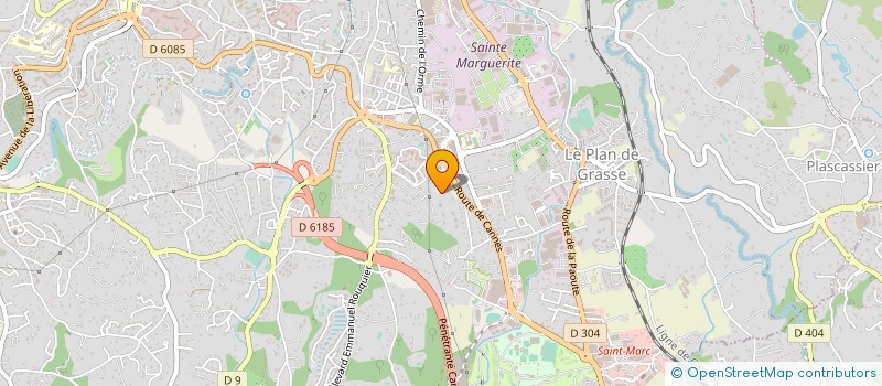 localisation de l'entreprise 891 438 038 à VALLAURIS