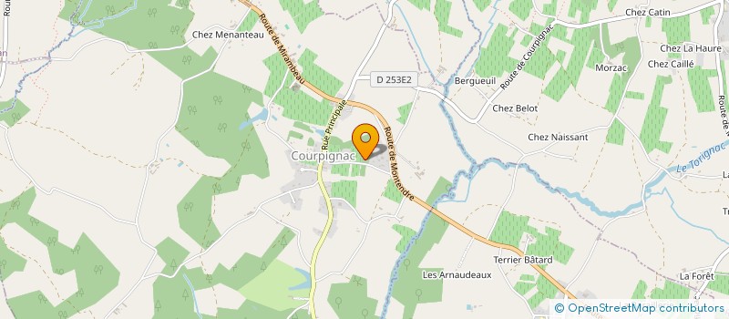 localisation de l'entreprise 891 448 623   COURPIGNAC