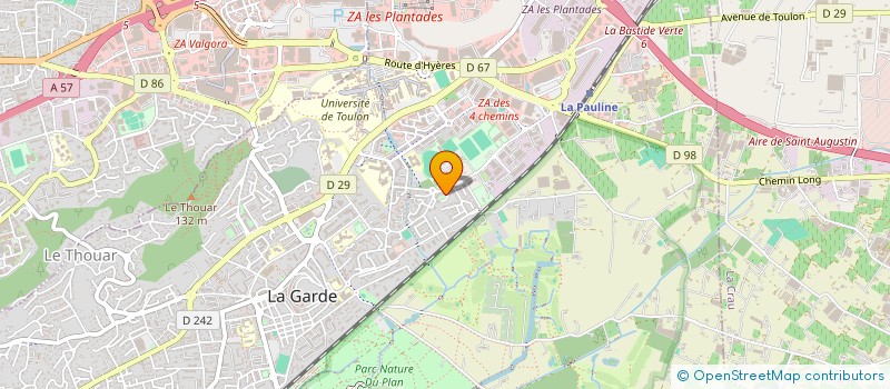 localisation de l'entreprise 891 470 585  à LA GARDE