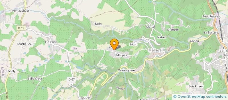localisation de l'entreprise 891 474 512 à MALLEVAL