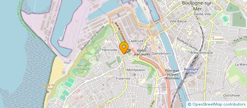 localisation de l'entreprise 891 475 147   BOULOGNE-SUR-MER