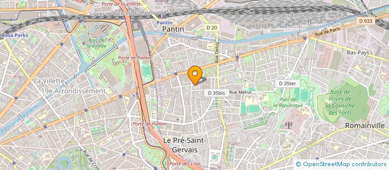 localisation de l'entreprise 891 499 360   PANTIN