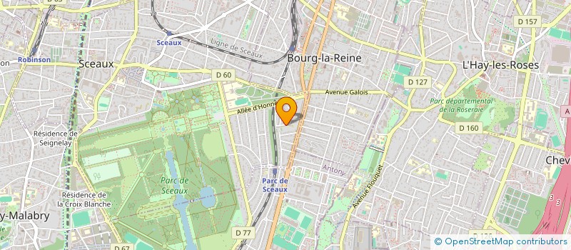 localisation de l'entreprise 891 499 915  à SCEAUX