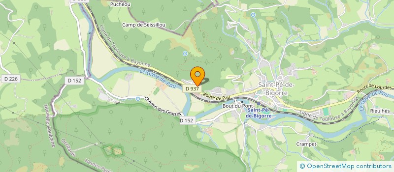 localisation de l'entreprise 891 522 955   SAINT-PE-DE-BIGORRE