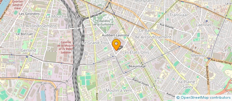 localisation de l'entreprise 891 527 582   LYON