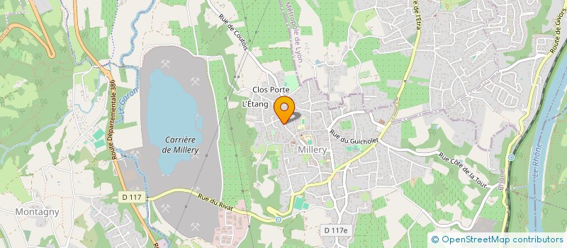 localisation de l'entreprise 891 536 591   MILLERY