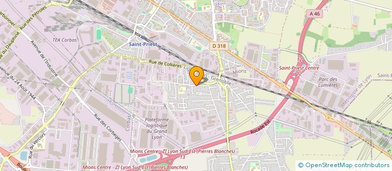 localisation de l'entreprise 891 537 151 à BRON