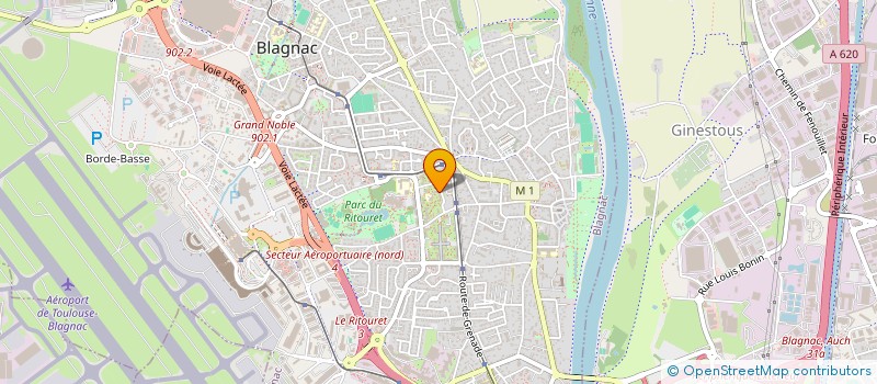 localisation de l'entreprise 891 537 409   BLAGNAC