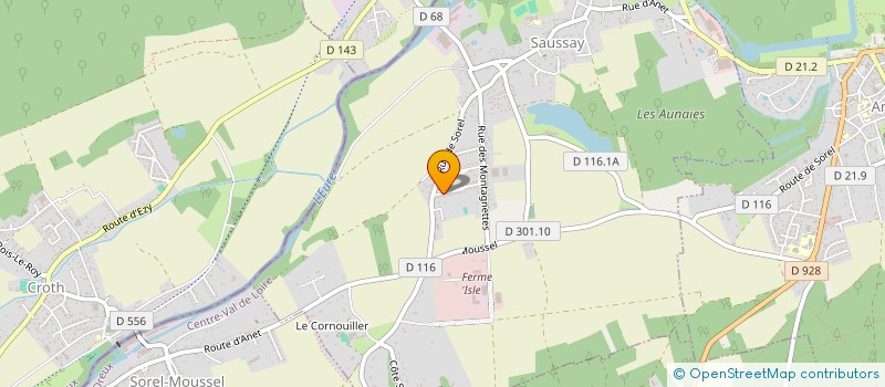 localisation de l'entreprise 891 538 647 à SAUSSAY