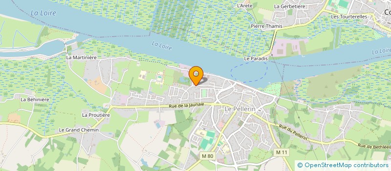 localisation de l'entreprise 891 540 817   LE PELLERIN