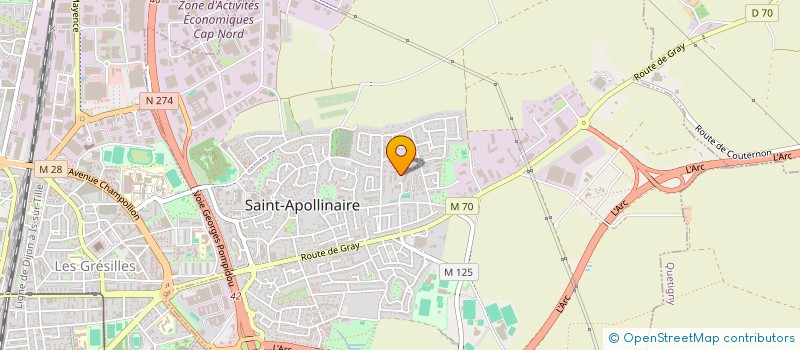 localisation de l'entreprise 891 547 234 à SAINT-APOLLINAIRE