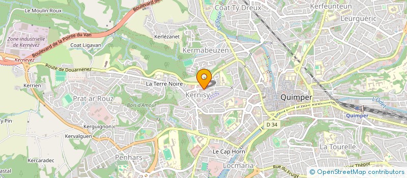 localisation de l'entreprise 891 577 397  à QUIMPER
