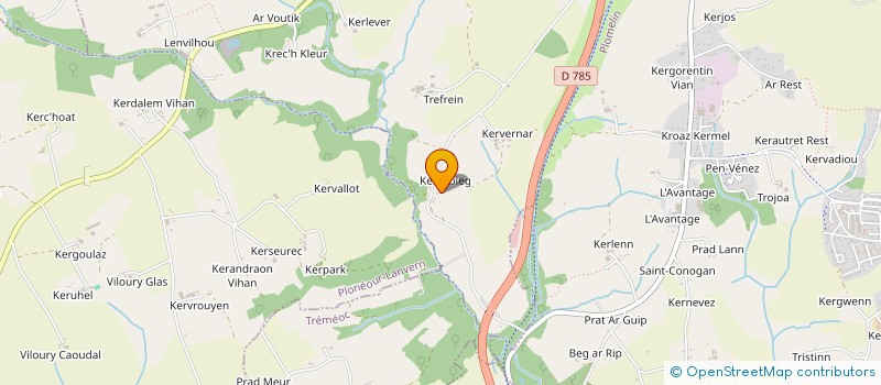 localisation de l'entreprise 891 577 454  à QUIMPER