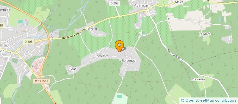 localisation de l'entreprise 891 577 470   AVENSAN