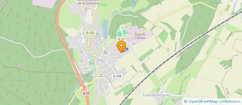 localisation de l'entreprise 891 582 264   RIOZ