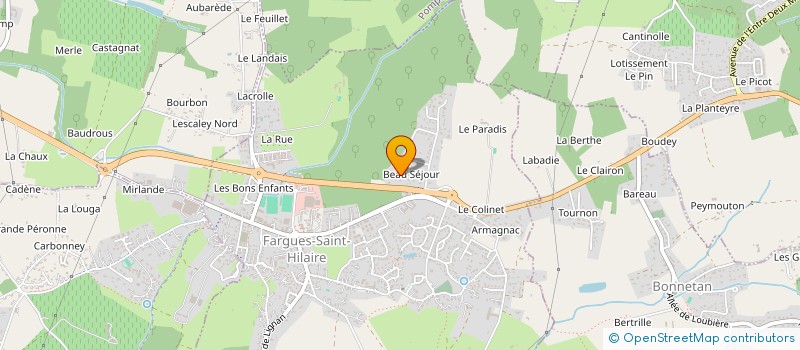 localisation de l'entreprise 891 590 804   FARGUES-SAINT-HILAIRE