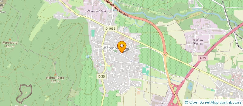 localisation de l'entreprise 891 592 297   CHATENOIS