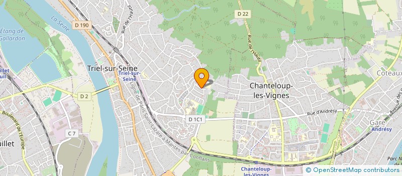 localisation de l'entreprise 891 595 274   VILLENNES-SUR-SEINE