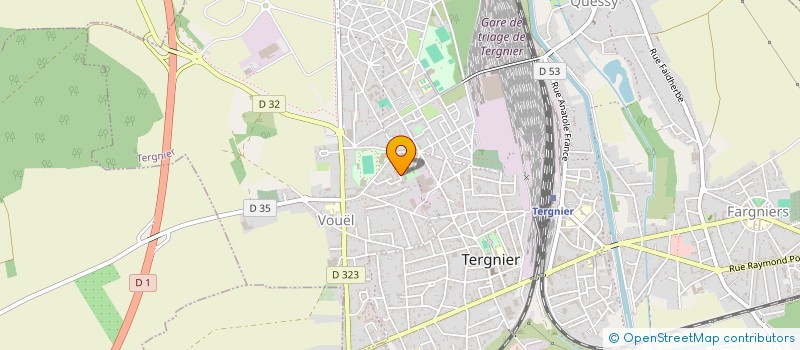 localisation de l'entreprise 891 599 672   TERGNIER