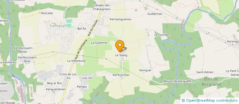 localisation de l'entreprise 891 611 550   TREMEVEN