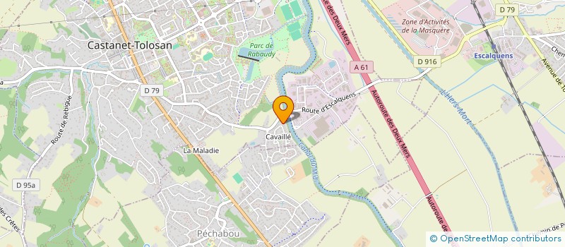 localisation de l'entreprise 891 625 543  à CASTANET-TOLOSAN
