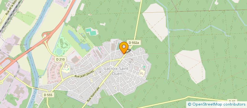 localisation de l'entreprise 891 626 780   LACROIX-SAINT-OUEN