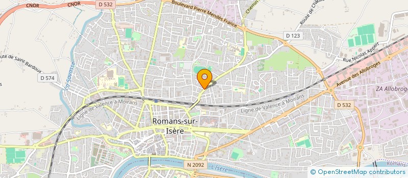 localisation de l'entreprise 891 628 695   ROMANS-SUR-ISERE