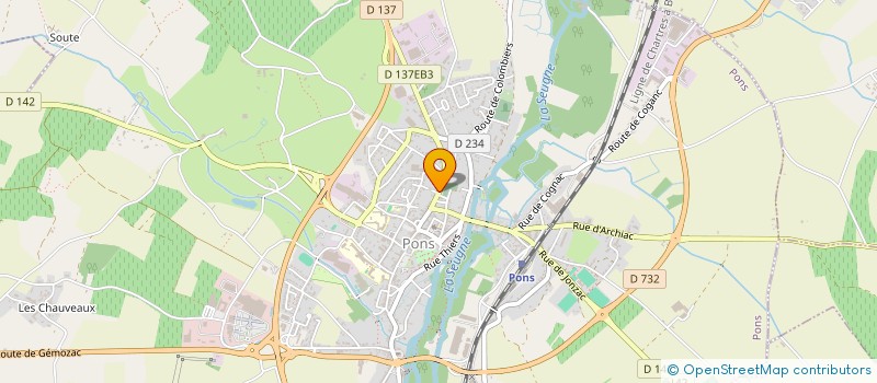 localisation de l'entreprise 891 634 495   PONS