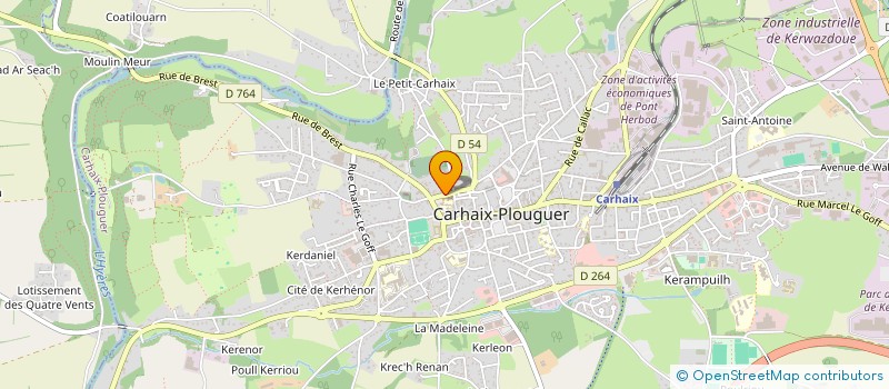 localisation de l'entreprise 891 636 896 à CARHAIX-PLOUGUER