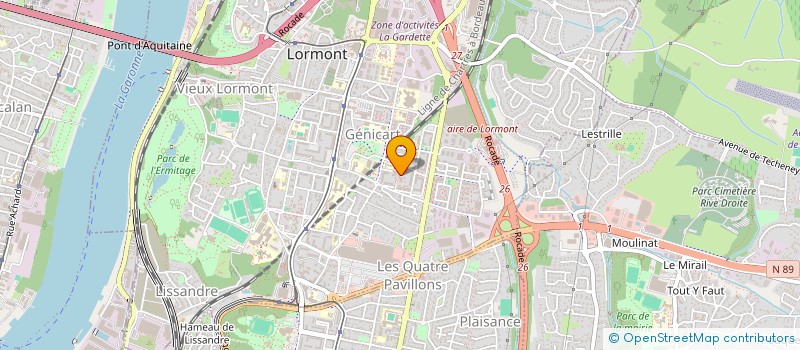 localisation de l'entreprise 891 640 690   LESTIAC-SUR-GARONNE