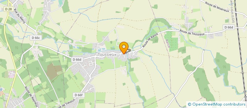 localisation de l'entreprise 891 714 404   TOUSSIEUX