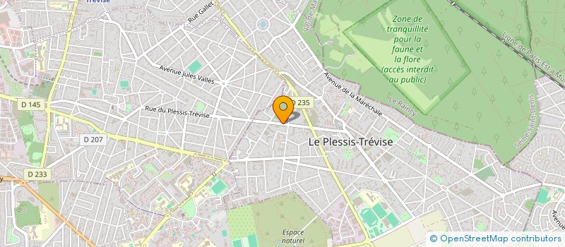 localisation de l'entreprise 891 716 896   LE PLESSIS-TREVISE