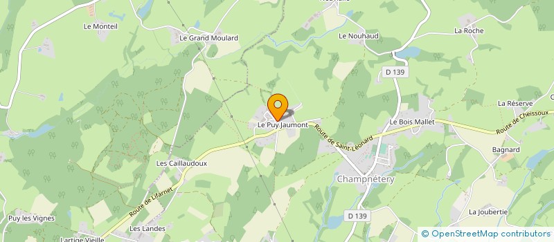 localisation de l'entreprise 891 722 902 à BOURGANEUF