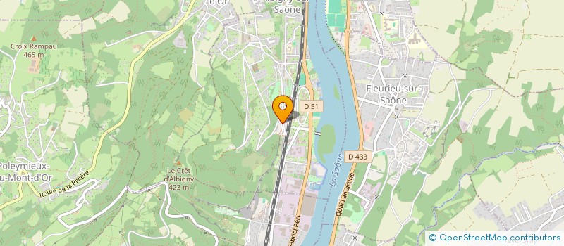 localisation de l'entreprise 891 724 973   ALBIGNY-SUR-SAONE