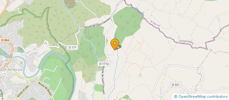 localisation de l'entreprise 891 741 894   SAINT-VICTOR-DE-MALCAP