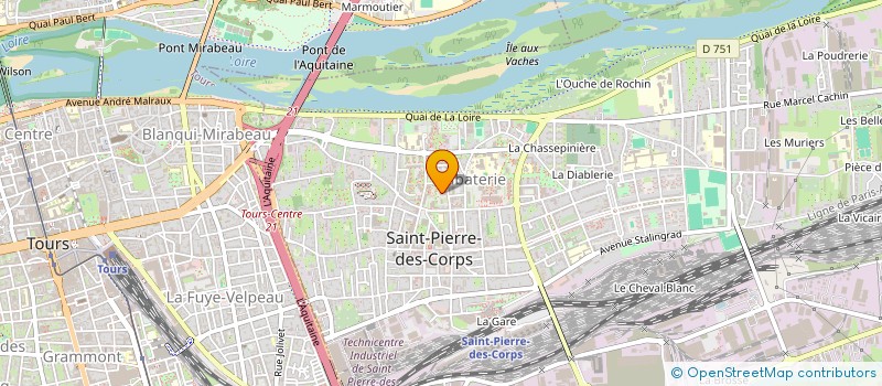 localisation de l'entreprise 891 744 708   TOURS