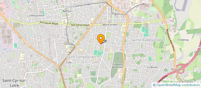 localisation de l'entreprise 891 750 705   TOURS