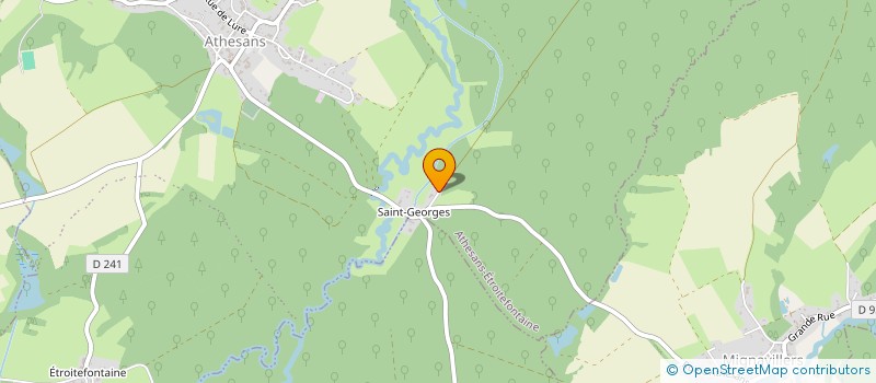 localisation de l'entreprise 891 756 892   ATHESANS ETROITEFONTAINE