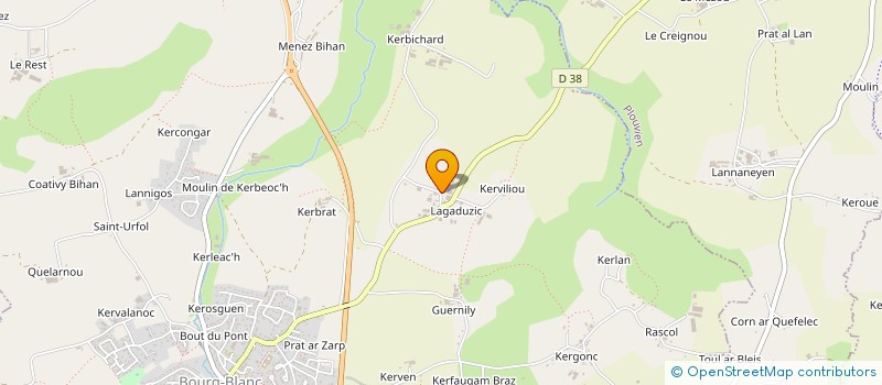 localisation de l'entreprise 891 763 450   BOURG-BLANC