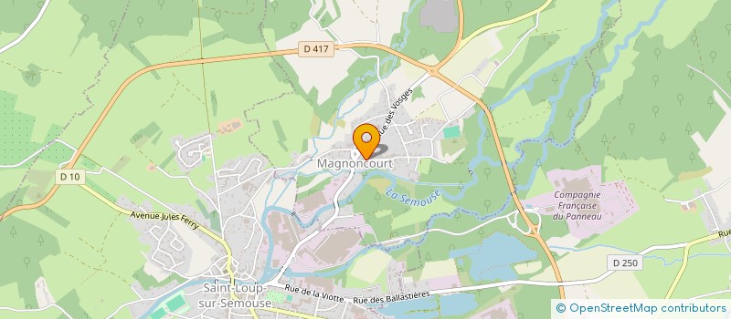 localisation de l'entreprise 891 777 450   BAUDONCOURT