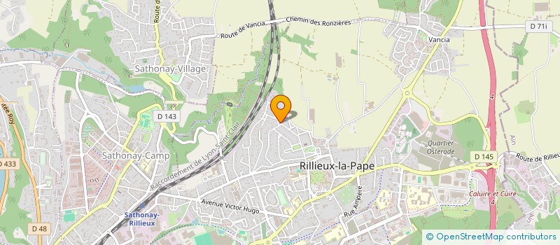 localisation de l'entreprise 891 791 279   RILLIEUX-LA-PAPE