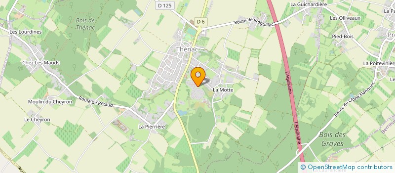 localisation de l'entreprise 891 794 901   THENAC