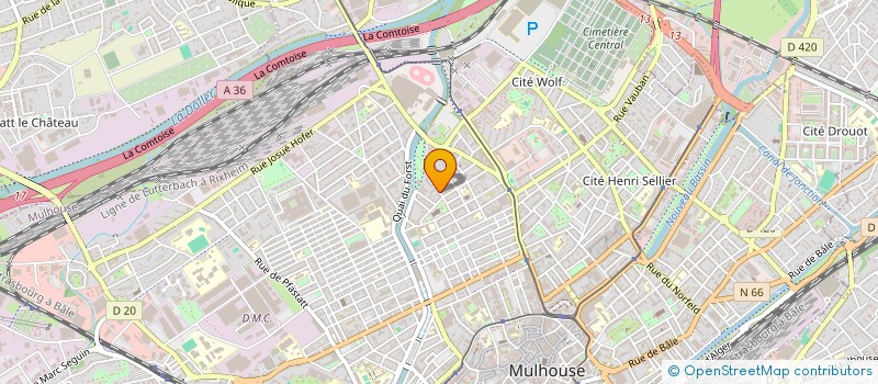 localisation de l'entreprise 891 815 631   MULHOUSE