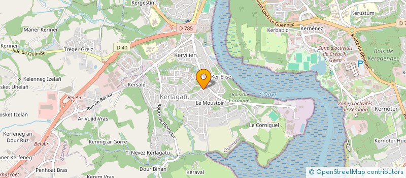 localisation de l'entreprise 891 819 591  à QUIMPER