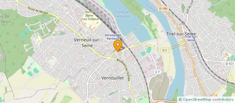 localisation de l'entreprise 891 822 025 à VERNOUILLET