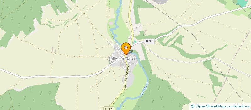localisation de l'entreprise 891 840 787   JULLY-SUR-SARCE