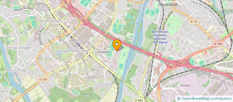 localisation de l'entreprise 891 841 116   PONTOISE