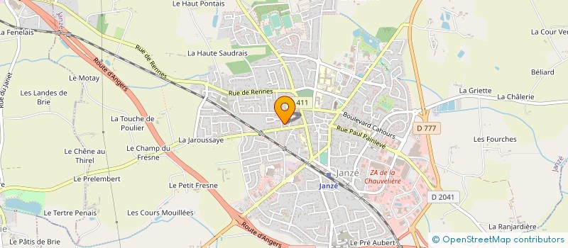 localisation de l'entreprise 891 849 234   JANZE