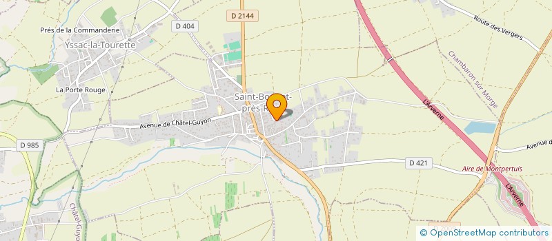 localisation de l'entreprise 891 870 776   SAINT-BONNET-PRES-RIOM